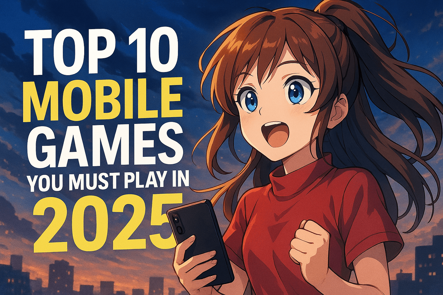 Top 10 Mobile Games You Must Play in 2025 (Updated with Active Player Stats)