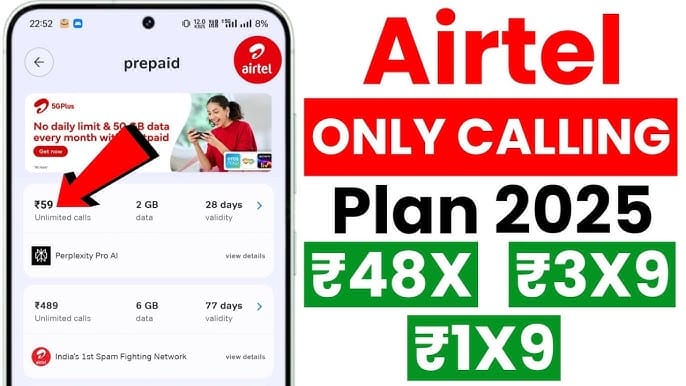 Top 10 Airtel Recharge Plans in 2025: Best Value, Data, and OTT Benefits